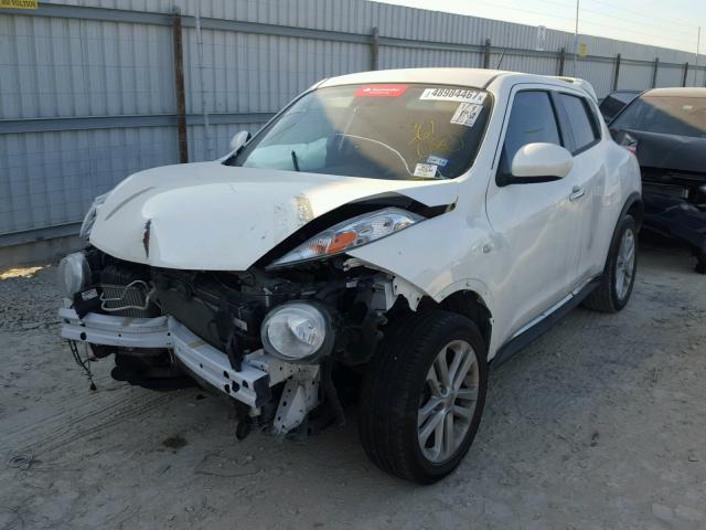 JN8AF5MR3ET361080 - 2014 NISSAN JUKE S WHITE photo 2