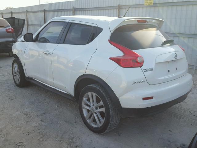 JN8AF5MR3ET361080 - 2014 NISSAN JUKE S WHITE photo 3