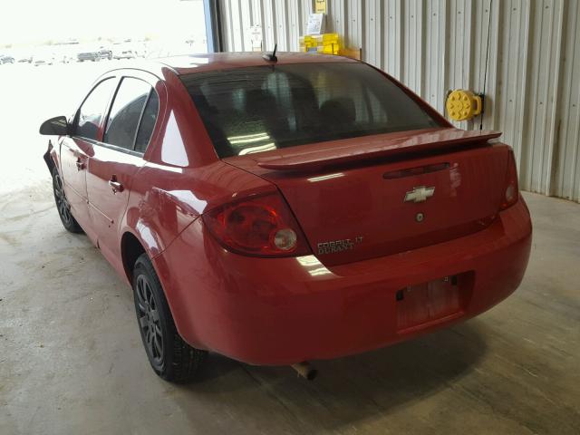 1G1AT58H997125367 - 2009 CHEVROLET COBALT LT RED photo 3