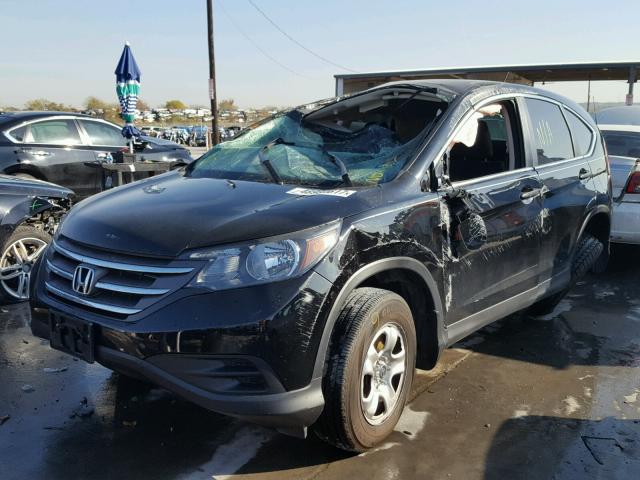 3CZRM3H37EG709257 - 2014 HONDA CR-V LX WHITE photo 2