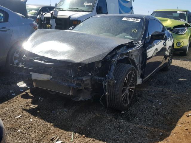 JF1ZNAA10D1734715 - 2013 TOYOTA SCION FR-S BLACK photo 2