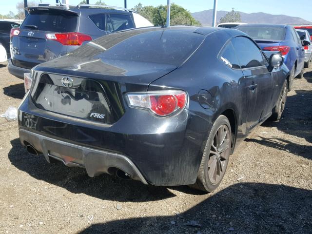 JF1ZNAA10D1734715 - 2013 TOYOTA SCION FR-S BLACK photo 4