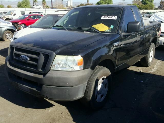 1FTRF12265NC08128 - 2005 FORD F150 BLACK photo 2