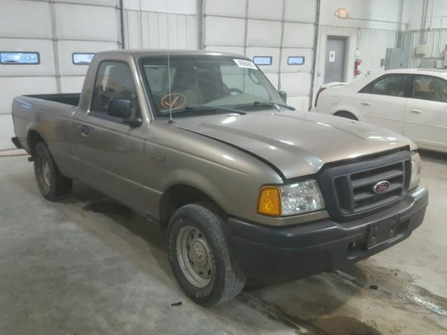 1FTYR10D74PA18266 - 2004 FORD RANGER TAN photo 1