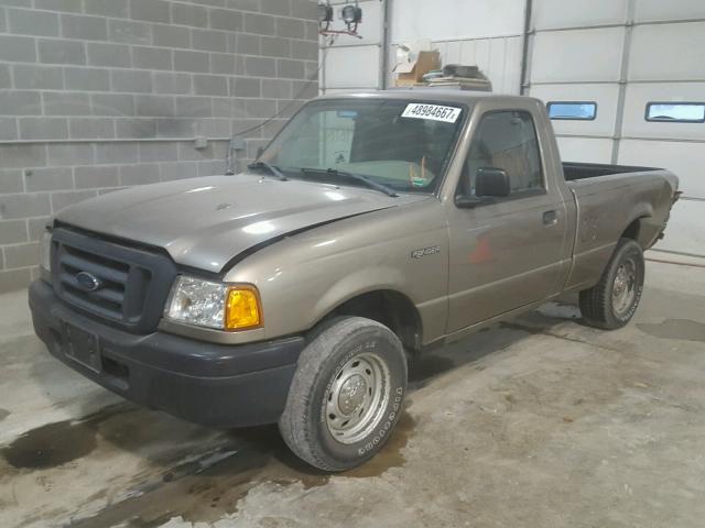 1FTYR10D74PA18266 - 2004 FORD RANGER TAN photo 2