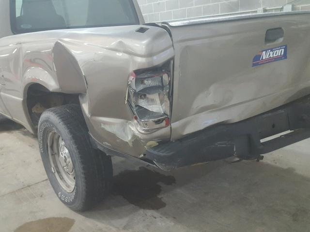 1FTYR10D74PA18266 - 2004 FORD RANGER TAN photo 9