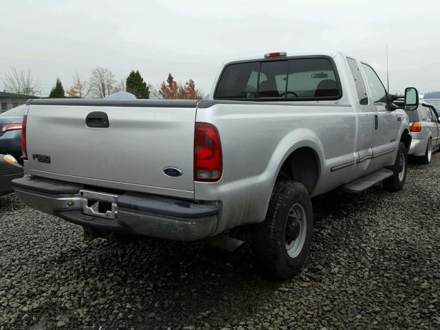 1FTSX31F9XED46683 - 1999 FORD F350 SRW S SILVER photo 4