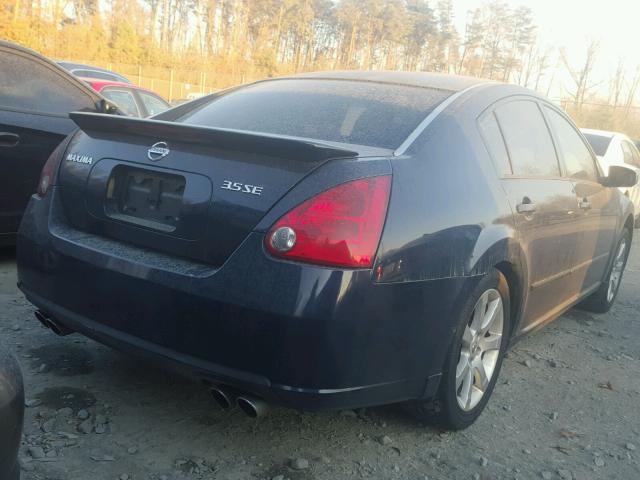 1N4BA41E37C828503 - 2007 NISSAN MAXIMA SE BLACK photo 4