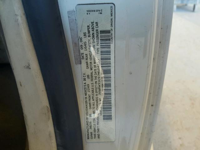 3VWRW31C97M504163 - 2007 VOLKSWAGEN NEW BEETLE Bej foto 10