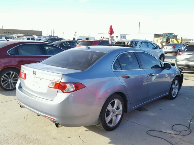 JH4CU26679C025058 - 2009 ACURA TSX BLUE photo 4