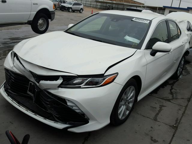 JTNB11HK5J3008379 - 2018 TOYOTA CAMRY L WHITE photo 2