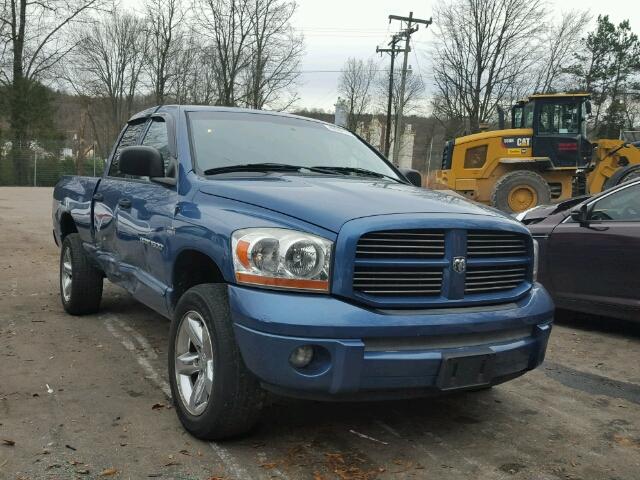 1D7HU18246S697176 - 2006 DODGE RAM 1500 S BLUE photo 1