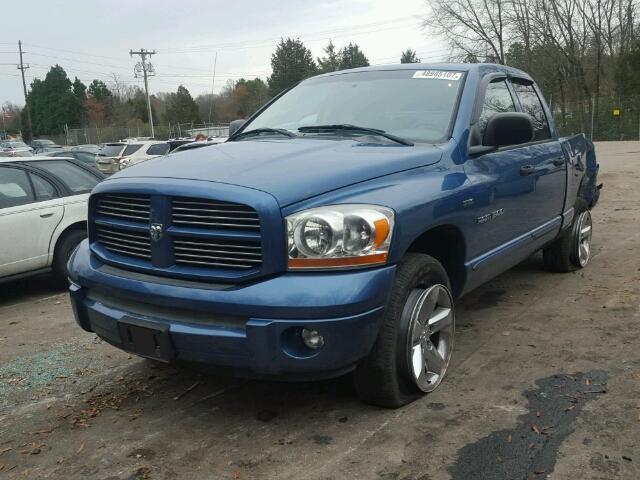 1D7HU18246S697176 - 2006 DODGE RAM 1500 S BLUE photo 2