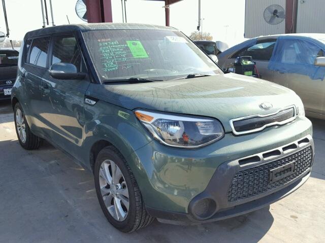 KNDJP3A5XE7040399 - 2014 KIA SOUL + GREEN photo 1