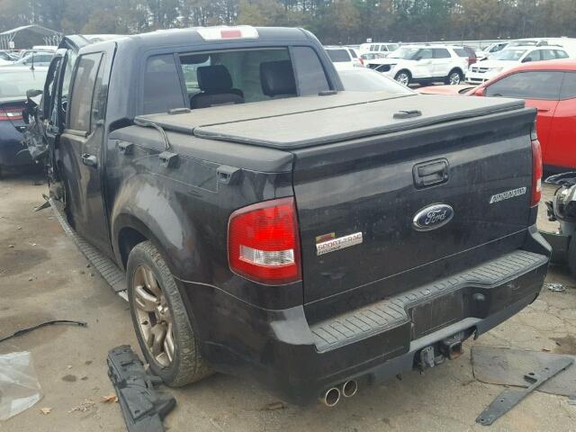 1FMEU33E58UB04227 - 2008 FORD EXPLORER S BLACK photo 3