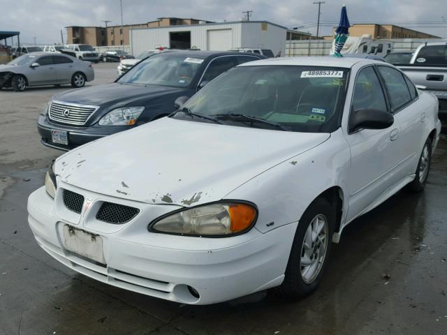 1G2NF52E64M544774 - 2004 PONTIAC GRAND AM WHITE photo 2