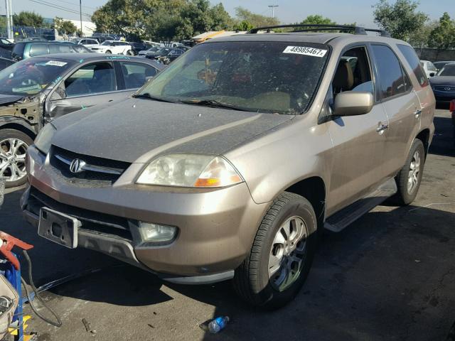 2HNYD18873H507012 - 2003 ACURA MDX TOURIN GOLD photo 2