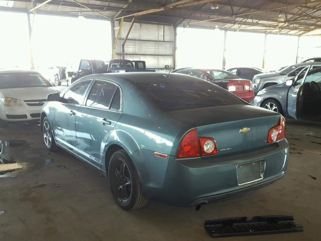 1G1ZH57B79F187972 - 2009 CHEVROLET MALIBU 1LT BLUE photo 3