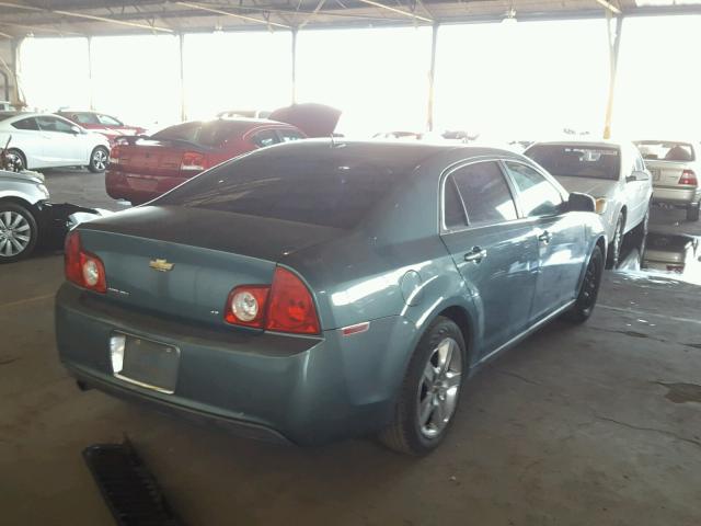1G1ZH57B79F187972 - 2009 CHEVROLET MALIBU 1LT BLUE photo 4