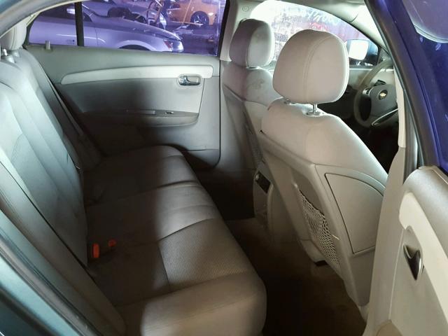 1G1ZH57B79F187972 - 2009 CHEVROLET MALIBU 1LT BLUE photo 6