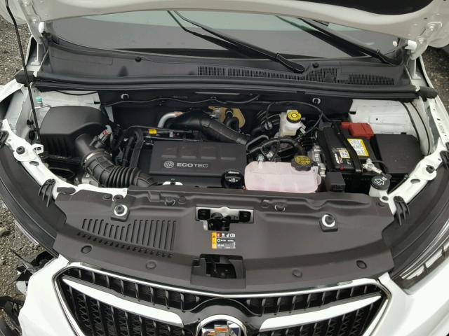 KL4CJGSB9JB506007 - 2018 BUICK ENCORE ESS WHITE photo 7