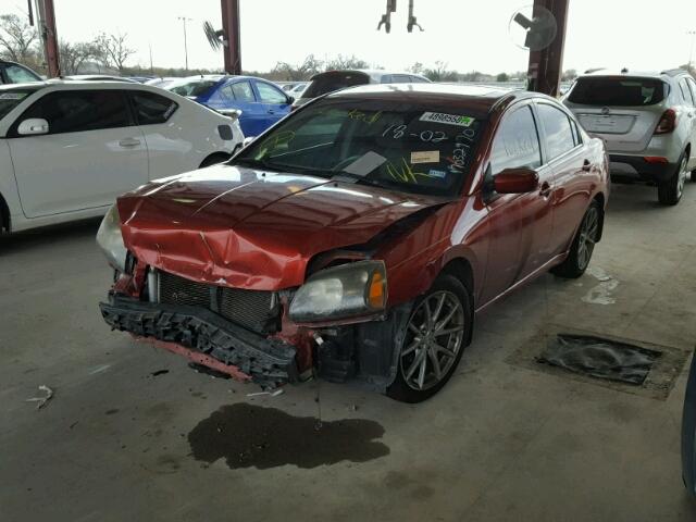 4A32B3FF6BE010146 - 2011 MITSUBISHI GALANT ES RED photo 2