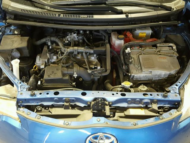 JTDKDTB35D1545732 - 2013 TOYOTA PRIUS C BLUE photo 7