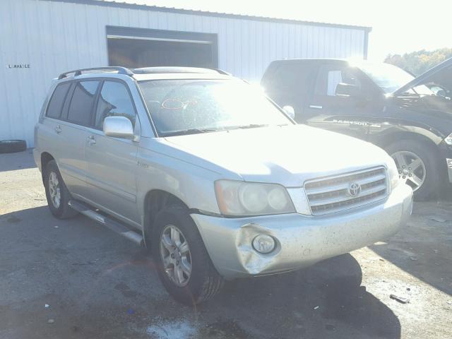 JTEGF21A820048683 - 2002 TOYOTA HIGHLANDER SILVER photo 1