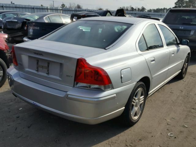 YV1RS592662514672 - 2006 VOLVO S60 2.5T SILVER photo 4