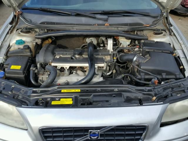 YV1RS592662514672 - 2006 VOLVO S60 2.5T SILVER photo 7