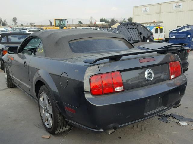 1ZVHT85H175235475 - 2007 FORD MUSTANG GT BLACK photo 3