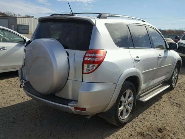 JTMYF4DV9B5039447 - 2011 TOYOTA RAV4 LIMIT SILVER photo 4