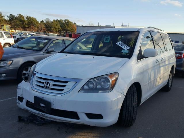 5FNRL3H40AB048236 - 2010 HONDA ODYSSEY EX WHITE photo 2