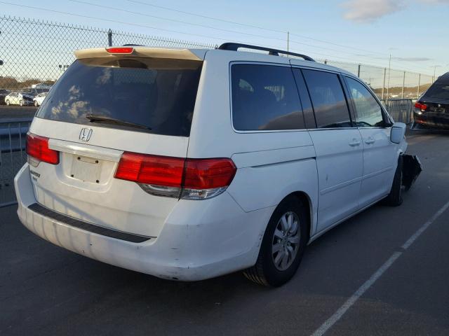 5FNRL3H40AB048236 - 2010 HONDA ODYSSEY EX WHITE photo 4