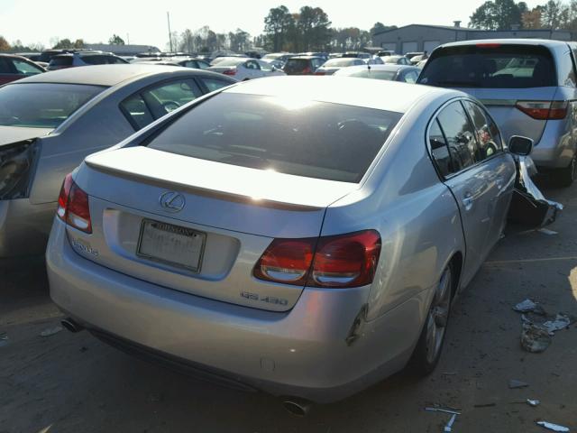 JTHBN96SX65006065 - 2006 LEXUS GS GENERAT SILVER photo 4