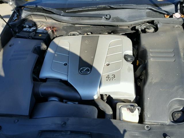 JTHBN96SX65006065 - 2006 LEXUS GS GENERAT SILVER photo 7