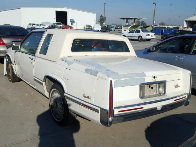 1G6CD13B9P4203074 - 1993 CADILLAC DEVILLE WHITE photo 3