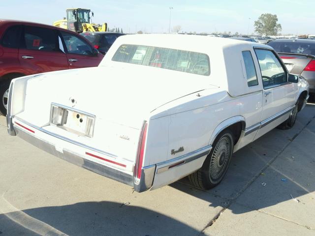 1G6CD13B9P4203074 - 1993 CADILLAC DEVILLE WHITE photo 4