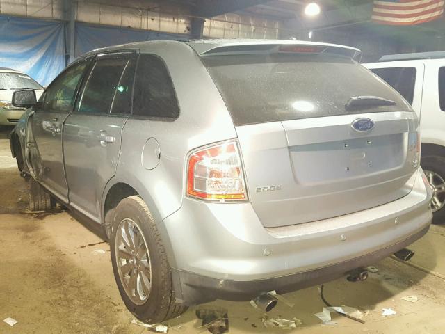 2FMDK49C87BB40642 - 2007 FORD EDGE SEL P GRAY photo 3