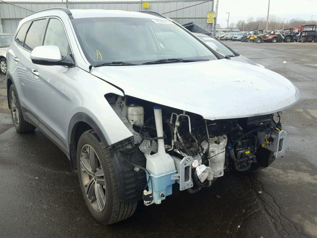 KM8SNDHF1EU084075 - 2014 HYUNDAI SANTA FE G SILVER photo 1