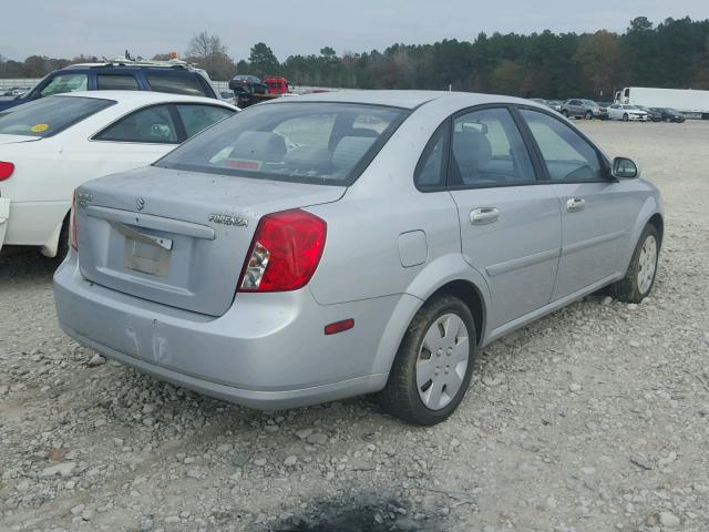 KL5JD56Z37K532133 - 2007 SUZUKI FORENZA BA SILVER photo 4