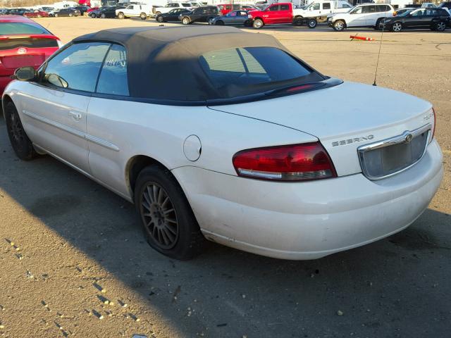 1C3EL55R95N569946 - 2005 CHRYSLER SEBRING TO WHITE photo 3