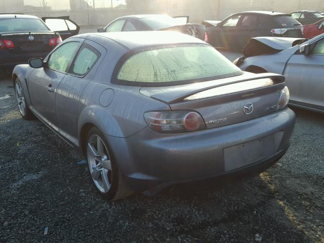 JM1FE17N750145384 - 2005 MAZDA RX8 GRAY photo 3