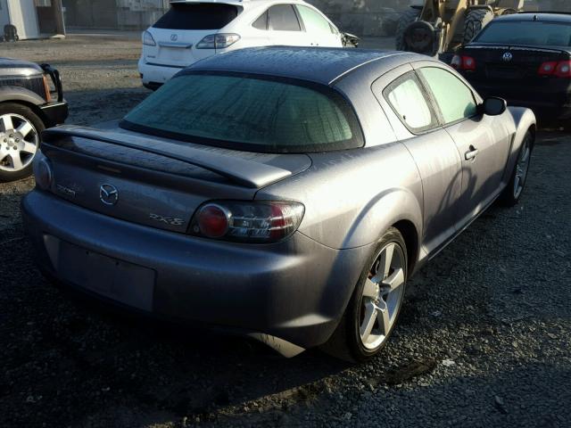 JM1FE17N750145384 - 2005 MAZDA RX8 GRAY photo 4