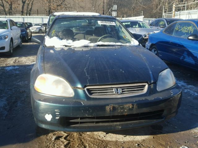 1HGEJ6629TL030729 - 1996 HONDA CIVIC DX GREEN photo 9