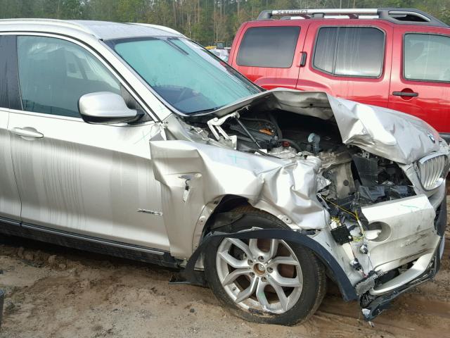 5UXWX9C52D0D01751 - 2013 BMW X3 XDRIVE2 Золотой фото 9