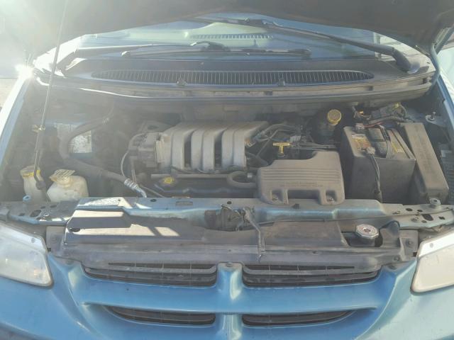 1B4GP44R6TB352435 - 1996 DODGE GRAND CARA TEAL photo 7