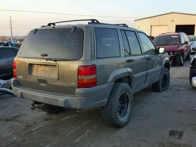 1J4GZ58Y7WC139135 - 1998 JEEP GRAND CHER GRAY photo 4