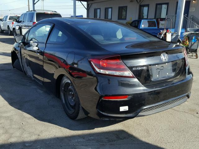 2HGFG3B58EH515218 - 2014 HONDA CIVIC LX BLACK photo 3