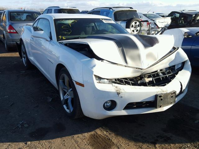 2G1FB1ED7B9109773 - 2011 CHEVROLET CAMARO LT WHITE photo 1